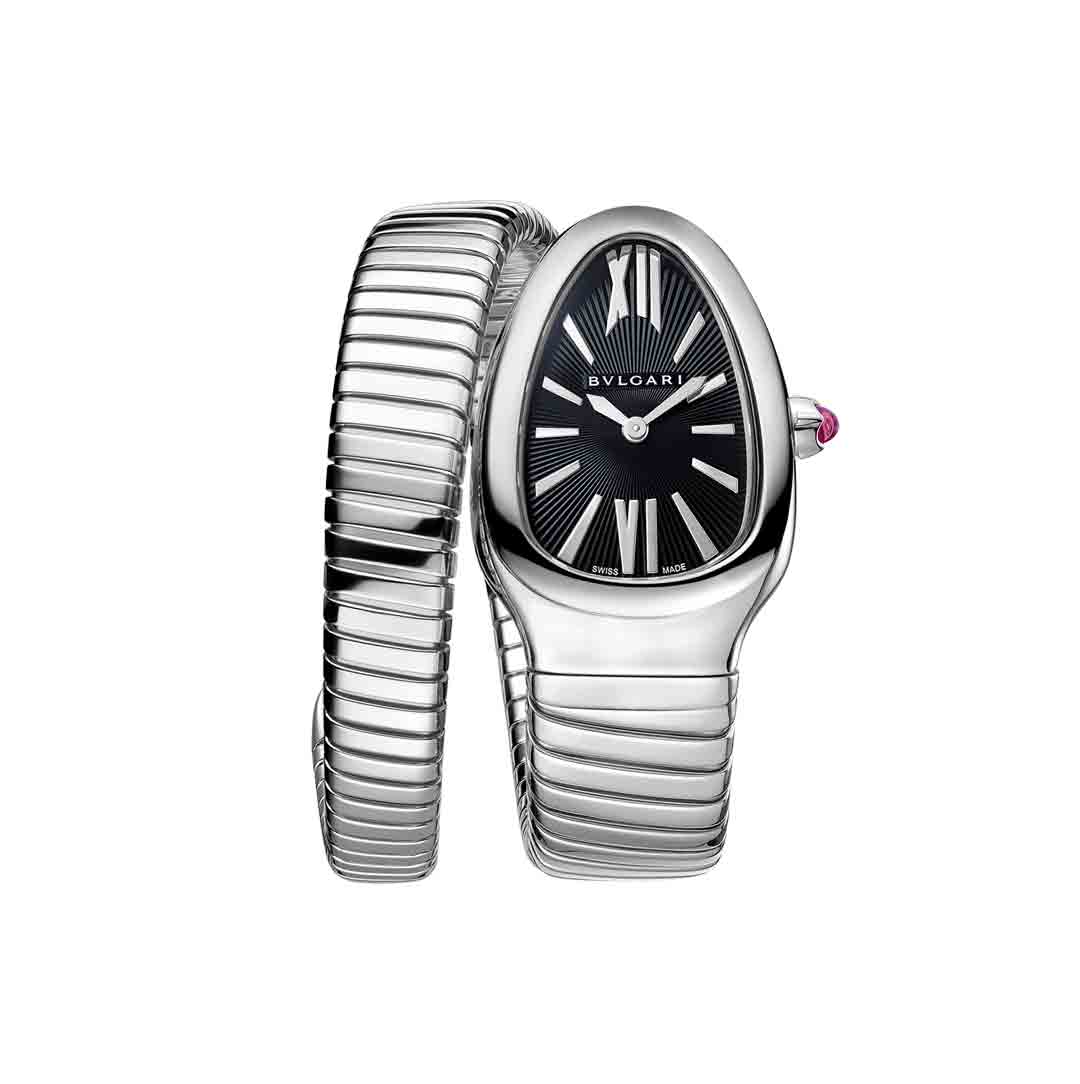 Bvlgari Serpenti Silver black sertie