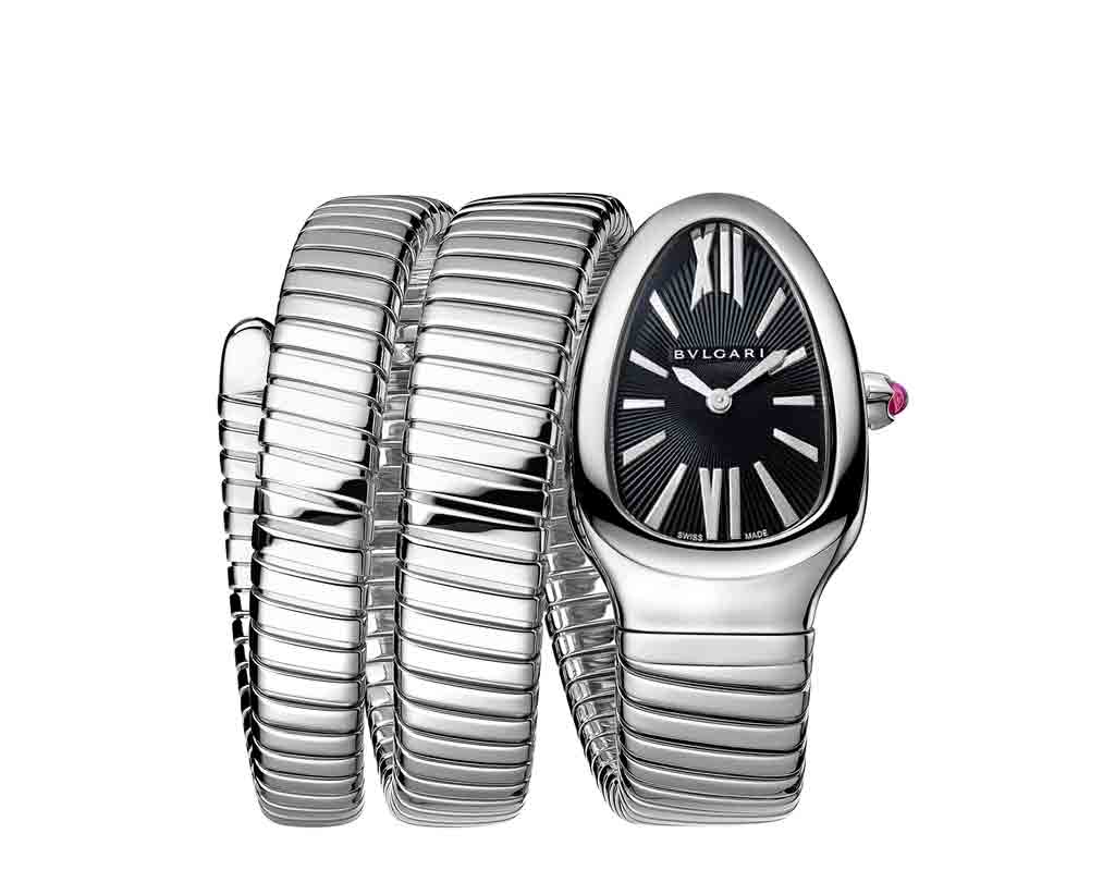 Bvlgari Serpenti Silver black sertie