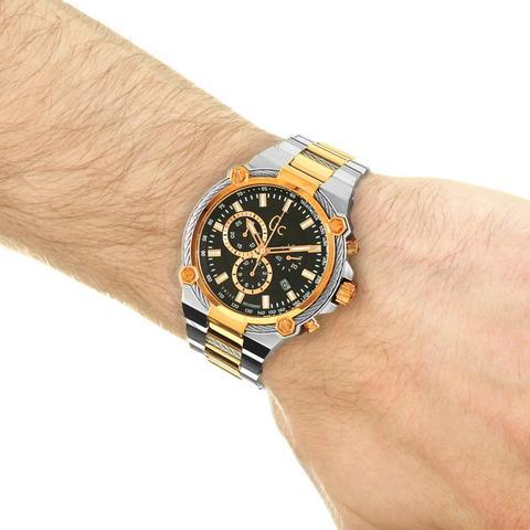 Guess chronographe bicolore et noir