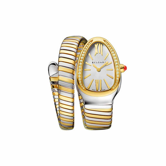 Bvlgari Serpenti Silver white sertie