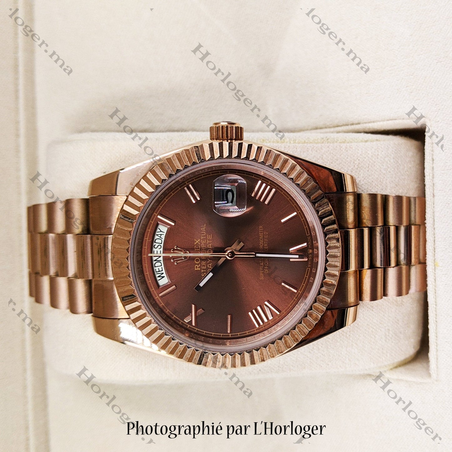 Rolex Day-date Chocolat