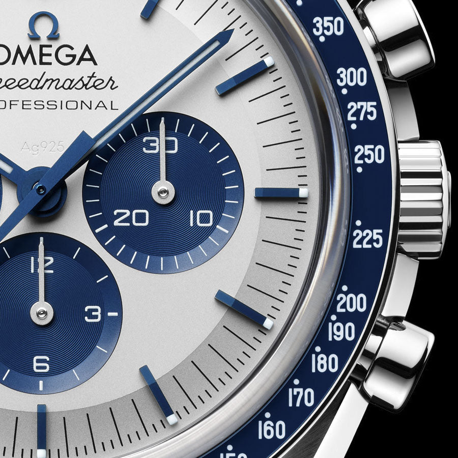 SPEEDMASTER CO-AXIAL-ARGENT/BLEU